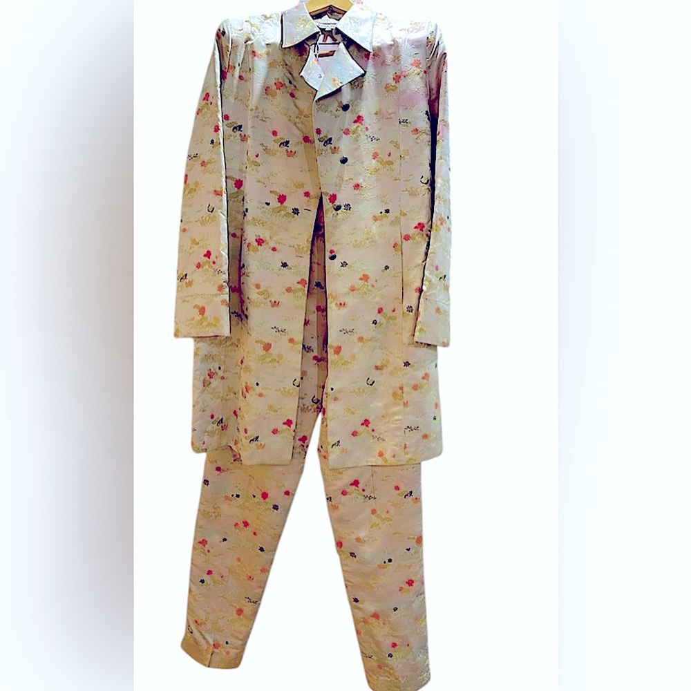 Silk Box Silk & Cotton Blend Suit